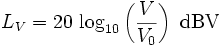 Noise voltage level