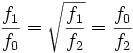 Formula center frequency