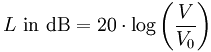 Formula volt to level
