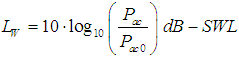 Formula Sound Power Level