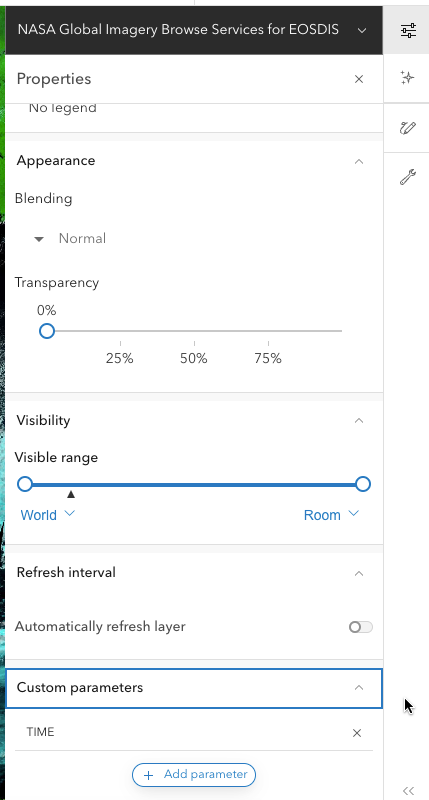 ArcGIS Online, Change Time