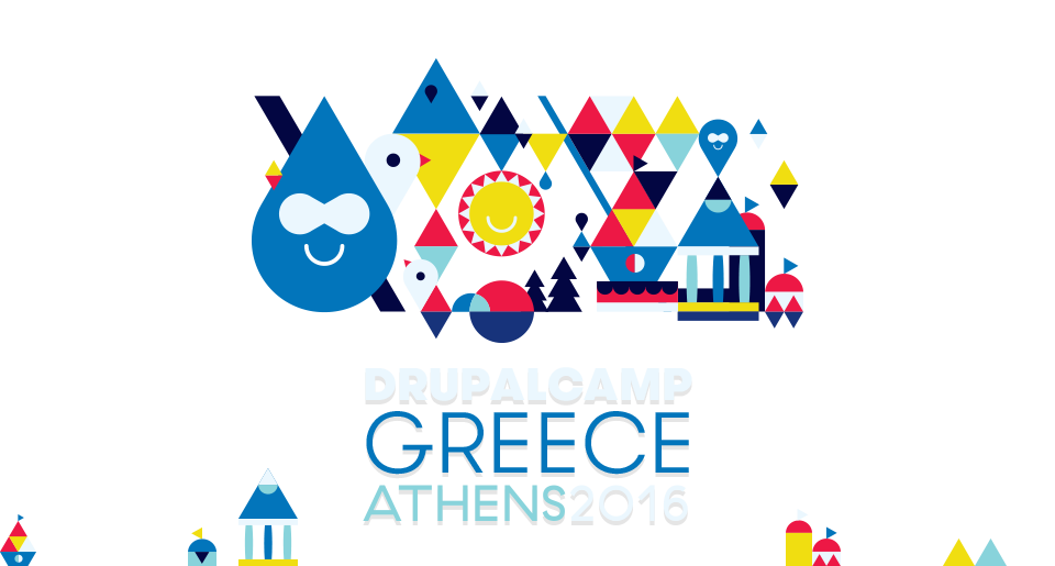 Drupal Camp Greece Athens 2016 logo