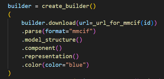 MolViewSpec Extension