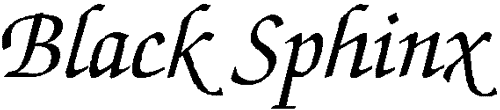 Panose font example