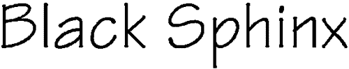 Panose font example