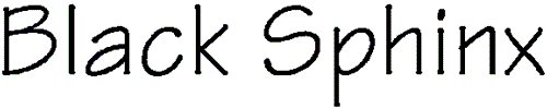Panose font example