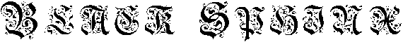 Panose font example